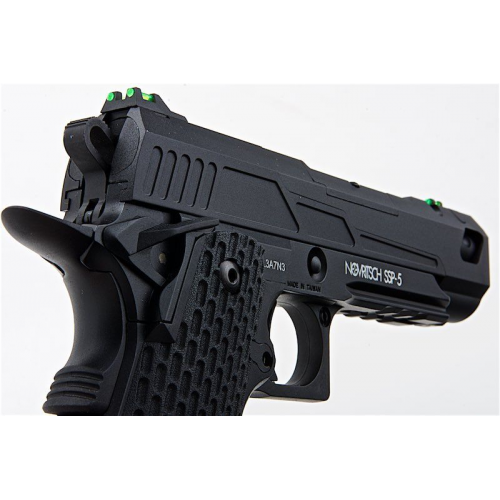 Novritsch SSP5 5.1 Green Gas Airsoft Pistol Black canada